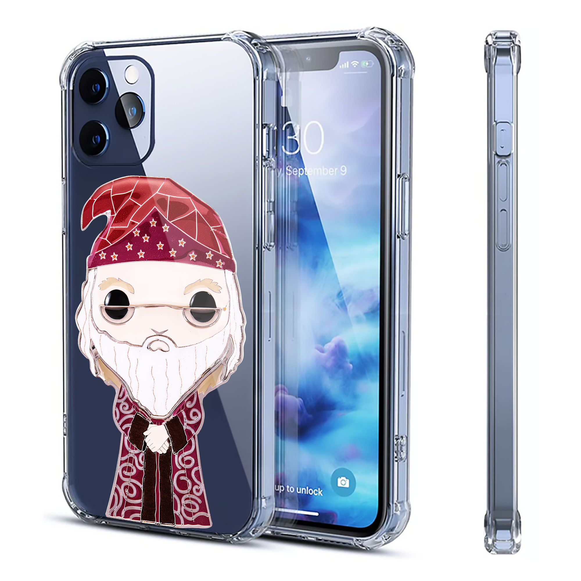 （画像用） Harry Potter ハリー・ポッターシリーズ 【iPhone 12シリーズ対応】透明スマホケース（クリアソフトケース）
